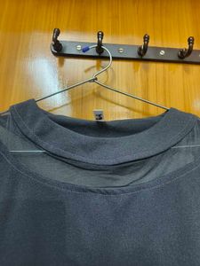 Grey Bell Sleeves Top
