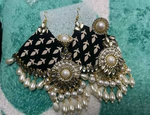 3 Pair Fabric Earrings Combo