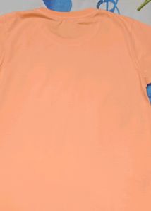 COTTON REGULAR PEACH COLOUR NEW TSHIRT 🍑