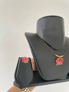Lotus Charm Invisible Necklace