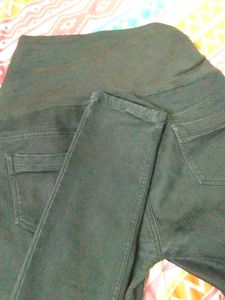 🖤 Jet Black Derma Denim Pants/ Premium Jeans