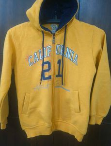Yellow Hoodie sweatshirt size- 34