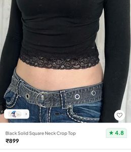 newme -asia black net top