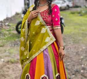 Colorful Lehenga Choli Set