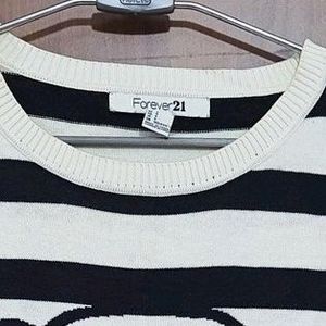 Forever 21 PolarBear Ribbed Top