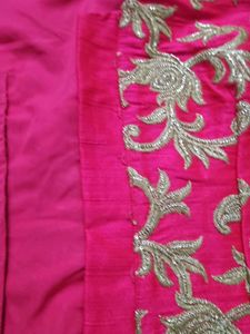 Elegant Pink Embroidered Blouse