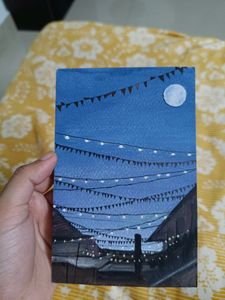 Lights Theme Hand painted Postcards