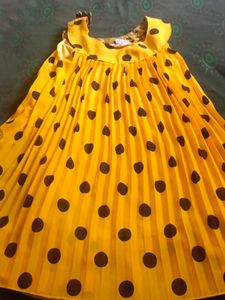 Yellow Balloon Tops For Baby Girl