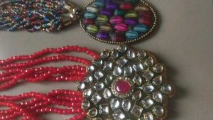 Beaded Choker Necklace Set