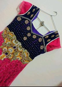Rose Suit &amp; Dupatta Without Bottom 30 Bust