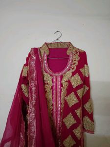 Kurta  Open Plazoo Dupatta