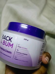 Back &amp; Bum Lightening Cream- Sanfe