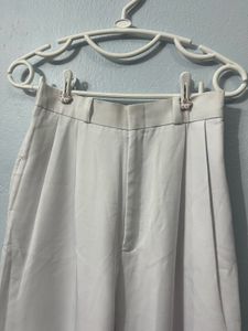 Classic White Pants Wide Leg Straight