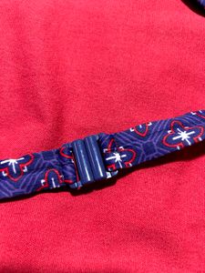 Red &amp; Blue Printed Monokini Swimsuit (Size 38