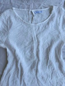White Bell Sleeves Top