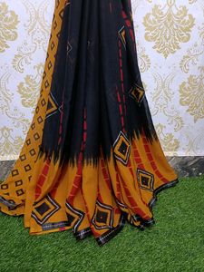 Shibori Georgette Saree New Sare