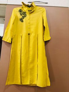 Mustard Stylish Kurti