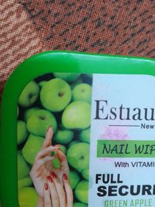 Estiau Nail Wipes - Green Apple Scent