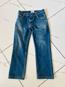 straight denim vintage blue Jeans