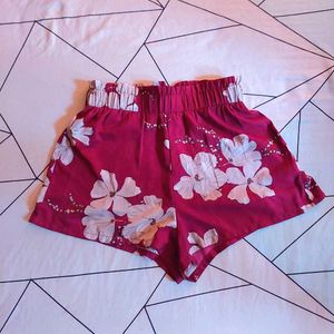 Floral Print Lounge Shorts