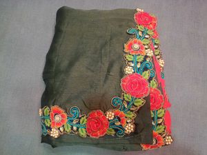 Embroidered Floral saree