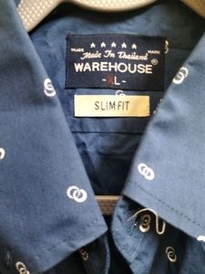 Navy Blue Shirt For Men