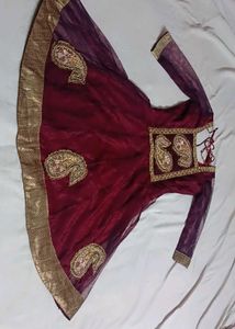 Maroon Butique Gown