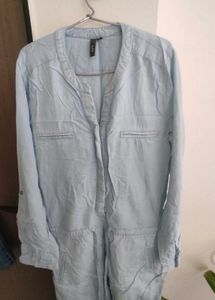 Girls Sky Colour Shirt