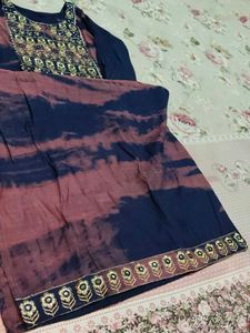 Elegant Tie-Dye Kurta