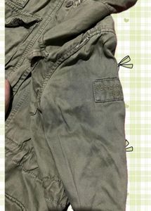 Olive Green Hooded Jacket