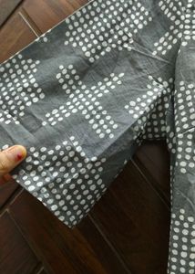 Patterned Grey Dress