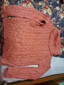 Warm Woollen Long Neck Sweater
