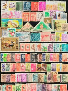 100 Different Stamps from various countries