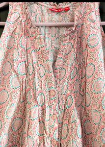 Bohemian Print Sleeveless Dress