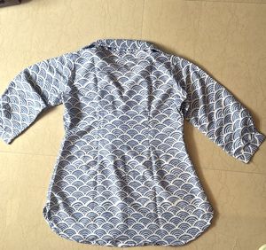 Patterned Tunic Top