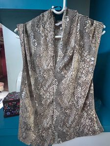 H&M Snake Print Top - S