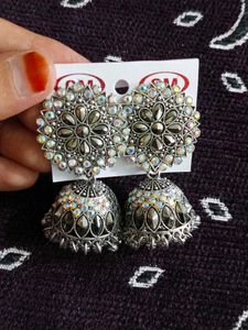 4 OXIDISE EARINGS