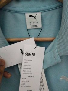 Puma Men Sky Blue Tshirt 👕