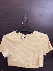 Striped Crop Top - Size S