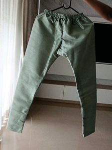 Elegant green colour kurta pajama with jacket