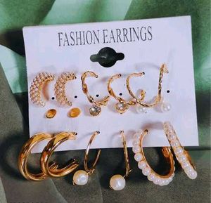 Combo set of 9 Stylish Earrings with latest design