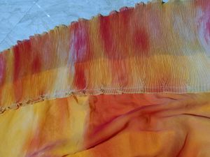 Orange Tie-Dye Dress