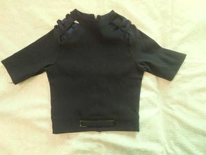 Navy Blue Fitted Top