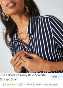 Stripped Shirt Style Top Sale Women No Flaws