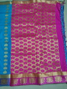 Sky Blue Saree