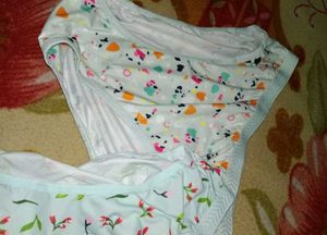 Floral Print Bralette Set - Size Small