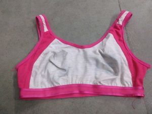 Pink Sports Bra