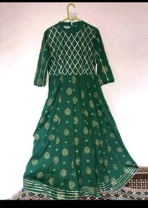 ETHNIC GWON DRESS With Gotta Patti Work
