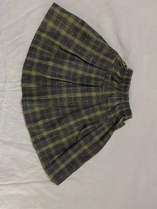 Plaid Mini Skirt