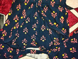 Stylish Printed butterfly sleeves Top